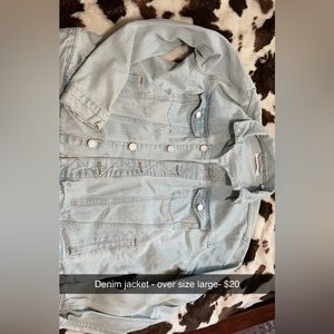 Light blue denim jacket